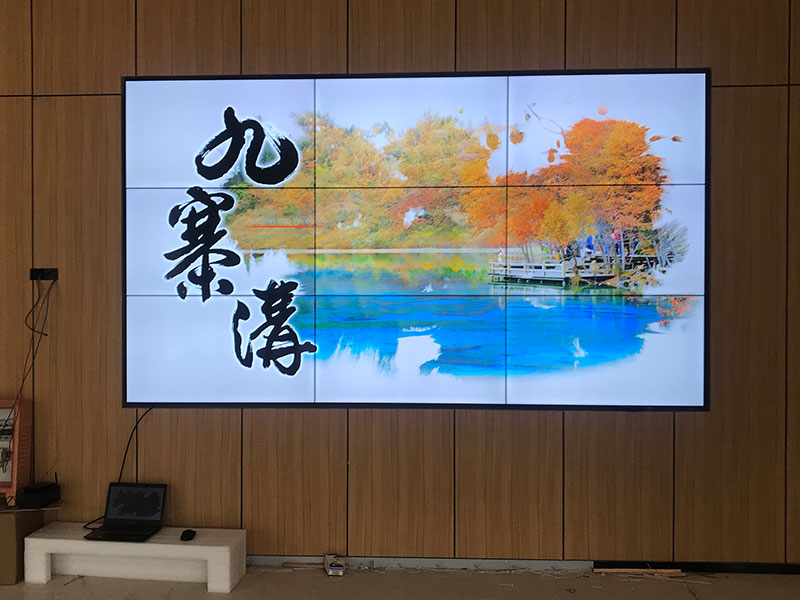 韋斯特49寸3.5mm拼接屏，液晶拼接大屏